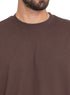 Brown O.S Round T-Shirt - Khotwh