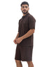 Brown Polo Neck Suit - Khotwh