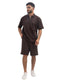 Brown Polo Neck Suit - Khotwh