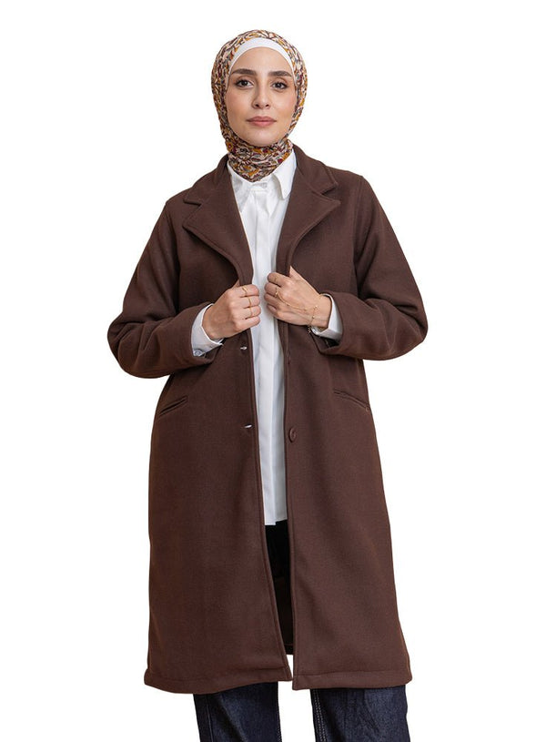 Brown RD - Basic Feather Jacket - Khotwh