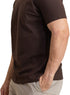 Brown Relaxed Round T-Shirt - Khotwh