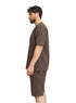 Brown Ribbed suit (M) - Khotwh