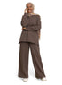 Brown Ribbed suit (W) - Khotwh