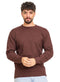 Brown Round Pullover - Khotwh