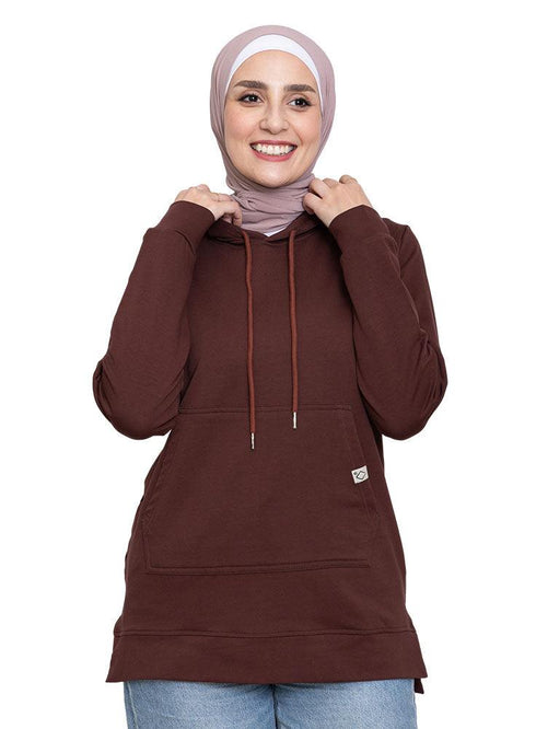 Brown S - Hoodie Vent - Khotwh