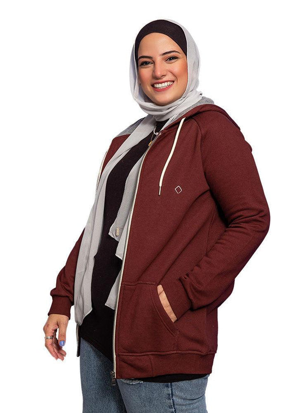 Brown SW - Zipper Medium - Khotwh
