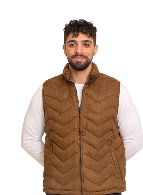 Brown Velvet Vest - Khotwh