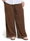 Brown Velvet Wide Leg (W) - Khotwh