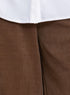 Brown Velvet Wide Leg (W) - Khotwh