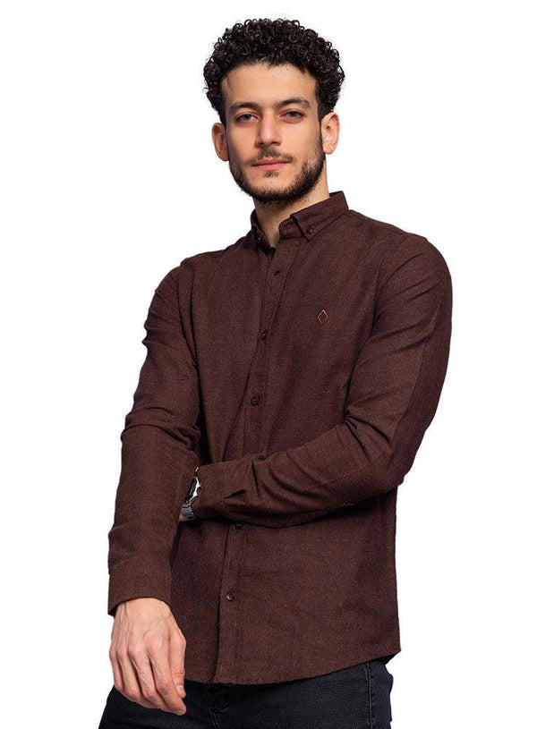Brown Viyella Shirt - Khotwh