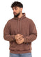 Brown Washed O - S Hoodie - Khotwh