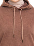 Brown Washed O - S Hoodie - Khotwh