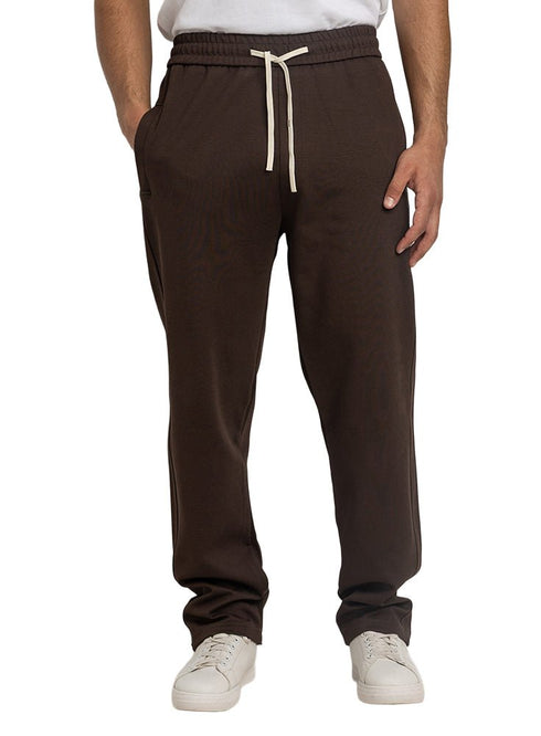Brown Wide Leg Pants - Khotwh