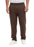 Brown Zipper-Melton Wide Leg - Khotwh