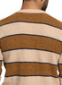 Brown*Beige Design 2425 S - Round Pullover - Khotwh