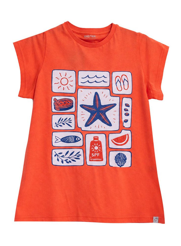 Bubblegum-Design 2 Printed Short-Sleeve - Khotwh