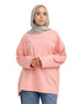 Bubblegum V-Over Size Long-Sleeve - Khotwh