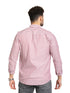 Burgundy Striped Oxford Shirt - Khotwh