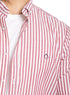 Burgundy Striped Oxford Shirt - Khotwh