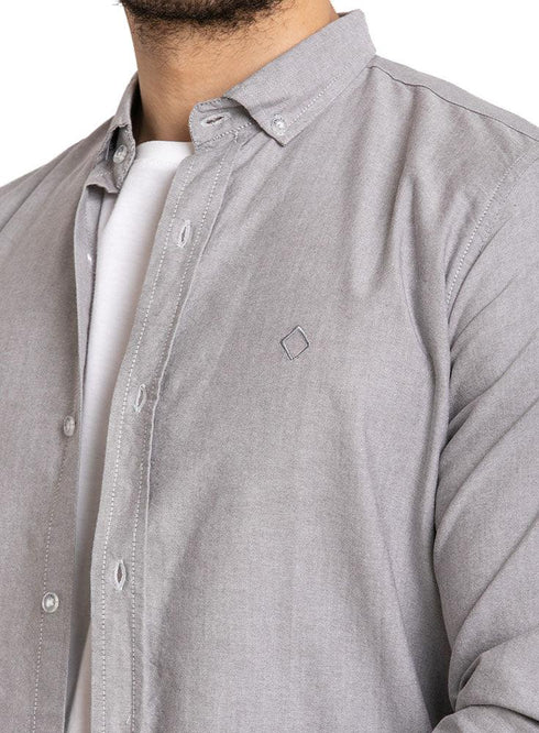 C - Micro Chip Oxford Shirt - Khotwh