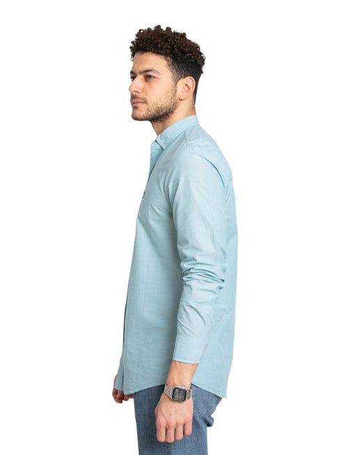C - River Blue Oxford Shirt - Khotwh