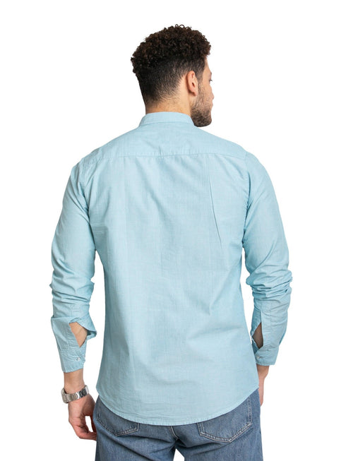 C - River Blue Oxford Shirt - Khotwh