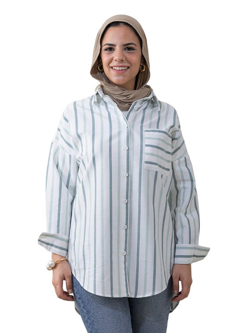 Cactus - Design 3 Pocket S - Over Size Shirt - Khotwh