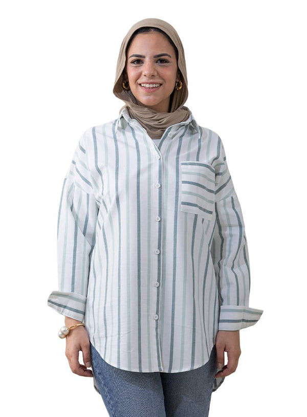 Cactus - Design 3 Pocket S - Over Size Shirt - Khotwh