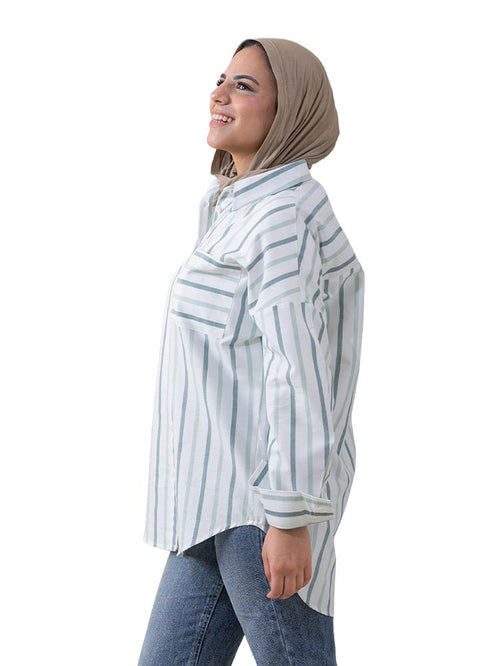 Cactus - Design 3 Pocket S - Over Size Shirt - Khotwh