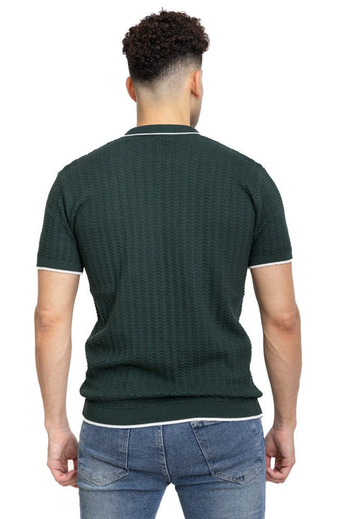 Cactus Design 5 - F - Polo Neck T-Shirt - Khotwh
