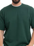 Cactus Double-Layerd Oversize Round T-Shirt - Khotwh