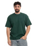 Cactus Double-Layerd Oversize Round T-Shirt - Khotwh