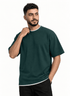 Cactus Double-Layerd Oversize Round T-Shirt - Khotwh
