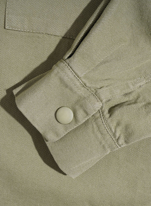 Cactus Embroidered Gabardine Shirt - Khotwh