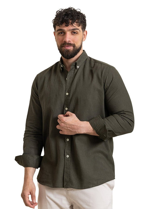 Cactus Linen Shirt - Khotwh