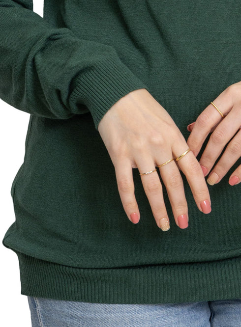 Cactus Round Knit Pullover - Khotwh