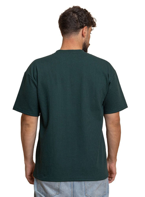 Cactus Squares O.S Round T-Shirt - Khotwh