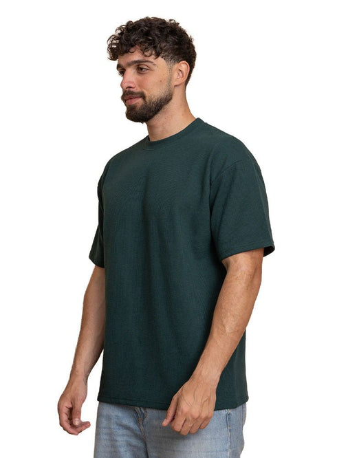 Cactus Squares O.S Round T-Shirt - Khotwh