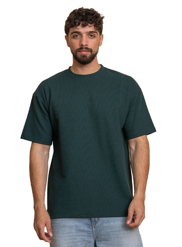 Cactus Squares O.S Round T-Shirt - Khotwh