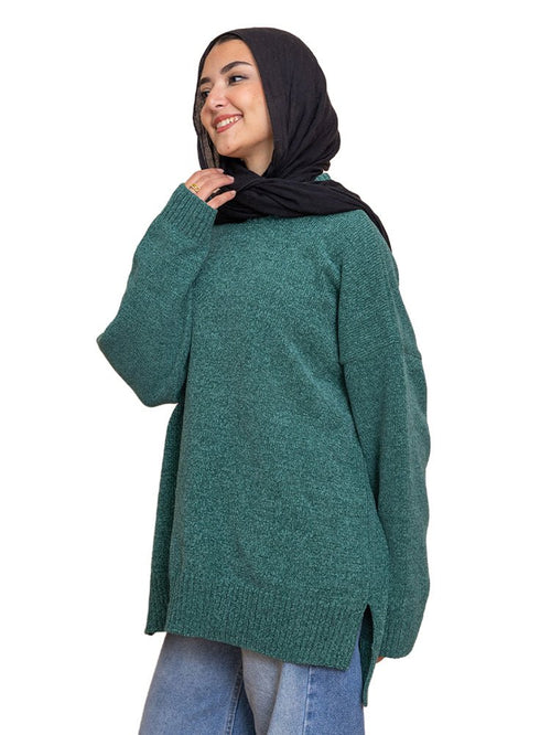Cactus Velvet V - Over Size Pullover - Khotwh