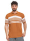 Camel Design 01021Knit Polo Neck - T-Shirt - Khotwh