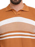 Camel Design 01021Knit Polo Neck - T-Shirt - Khotwh