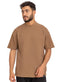 Camel Design 3932 Knit Round T-Shirt - Khotwh