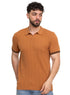 Camel Design 7533Knit Polo Neck S - T-Shirt - Khotwh