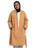 Camel RD - Ribbed Long - Feather Jacket - Khotwh