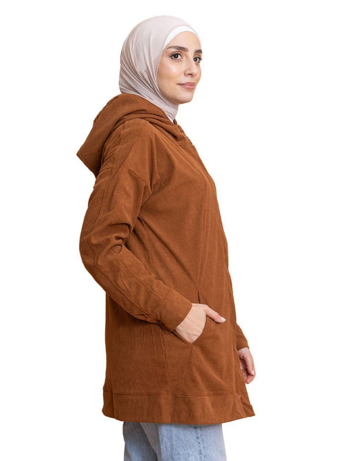 Camel Velvet SW - Zipper - Khotwh