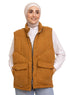Camel Velvet Vest - Design 3 - Khotwh