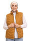 Camel Velvet Vest - Design 4 - Khotwh