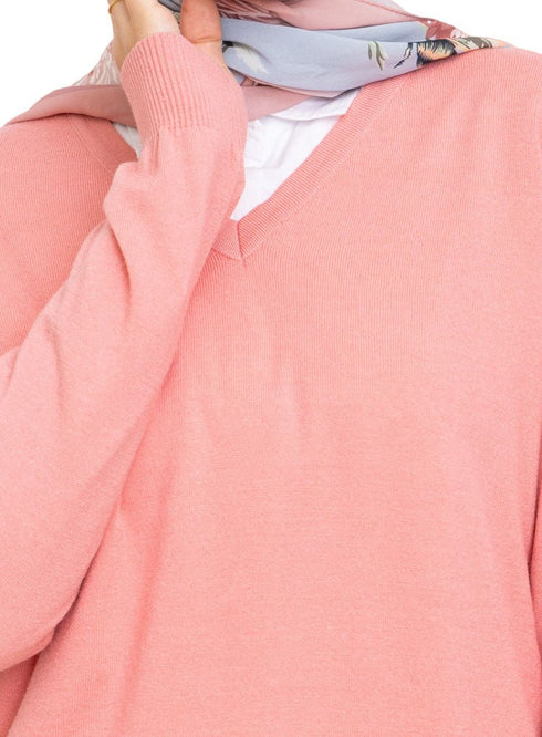 Candy V - Neck Knit Pullover - Khotwh