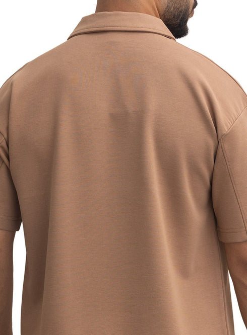 Cappuccino Design 3064 NF - Polo Neck T-Shirt - Khotwh